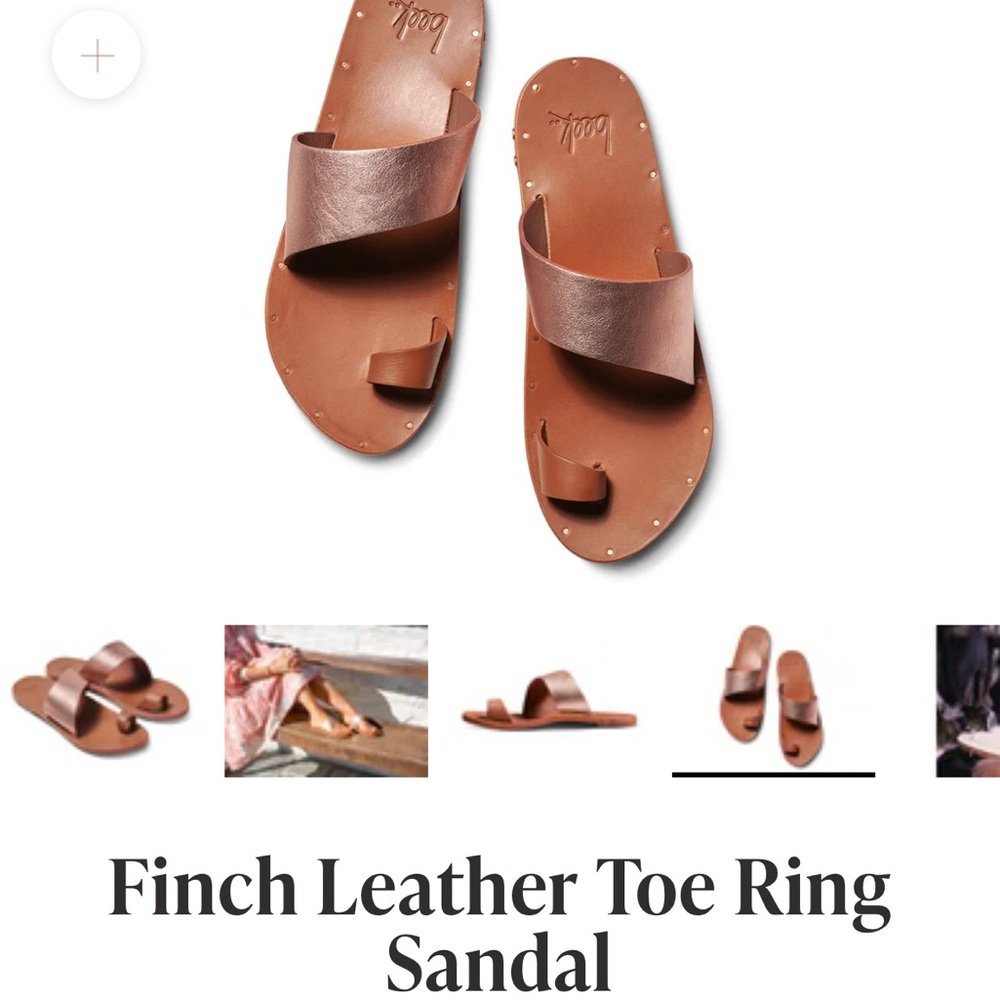 Beek Finch Leather Toe Ring Sandal